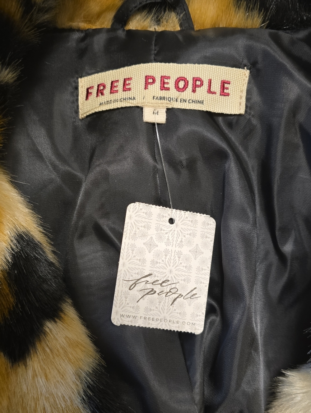 Free People Leopard Bella Faux-Fur Jacket - Picture 3 of 6